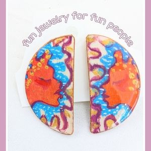 Handmade stud earrings